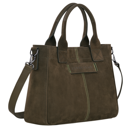 Longchamp 3D S Bőr Kézitáska Női Zöld | 02936UMVQ