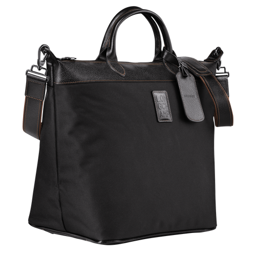 Longchamp Boxford Vászon Utazótáskák Férfi Fekete | 31904ZIKC