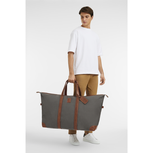 Longchamp Boxford Vászon Utazótáskák Férfi Barna | 90847KGMX