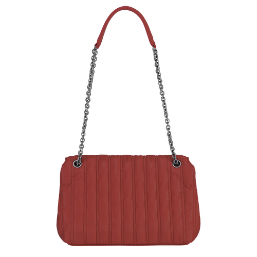Longchamp Brioche M Bőr Crossbody Táska Női Piros | 95012GHTQ