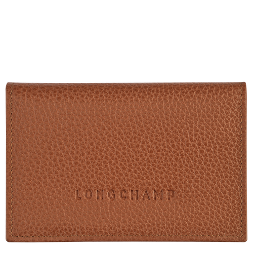 Longchamp Le Foulonné Bőr Kártyatartó Női Barna | 07638EAYG