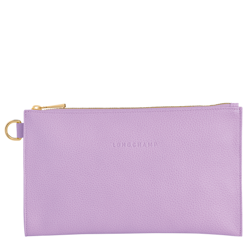 Longchamp Le Foulonné Bőr Pouches Férfi Lila | 59831KDJR