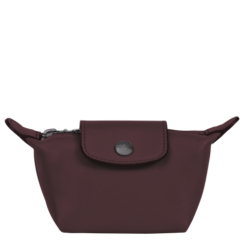Longchamp Le Pliage Cuir Bőr Érme Pénztárca Férfi Piros | 23047SNOA