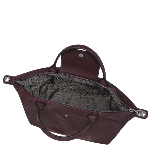 Longchamp Le Pliage Cuir M Bőr Kézitáska Férfi Piros | 03618HUPN