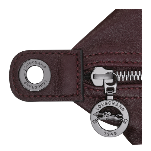 Longchamp Le Pliage Cuir M Bőr Kézitáska Férfi Piros | 03618HUPN
