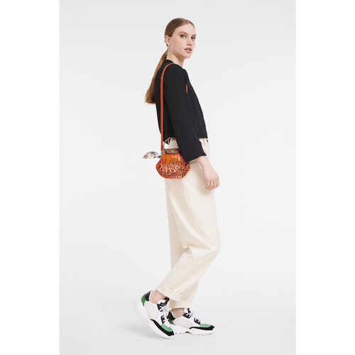 Longchamp Le Pliage Filet XS Vászon Pouches Női Narancssárga | 82196LPYJ