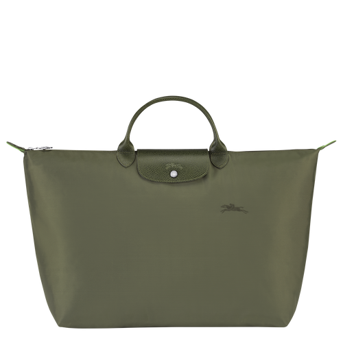 Longchamp Le Pliage Green L Vászon, Recycled canvas Utazótáskák Férfi Zöld | 16237CUSV