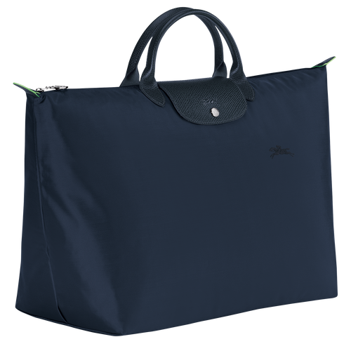 Longchamp Le Pliage Green L Vászon, Recycled canvas Utazótáskák Férfi Kék | 47210TJVI