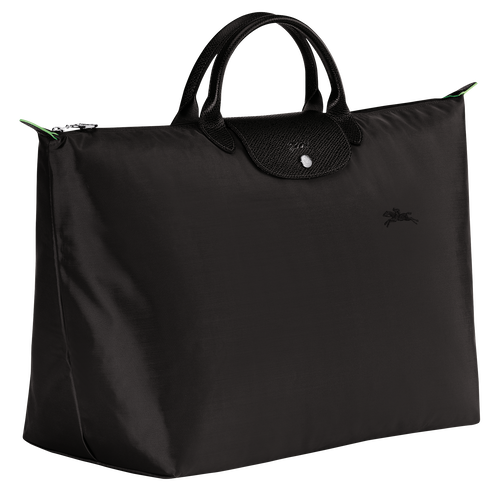 Longchamp Le Pliage Green L Vászon, Recycled canvas Utazótáskák Férfi Fekete | 82710UNTC