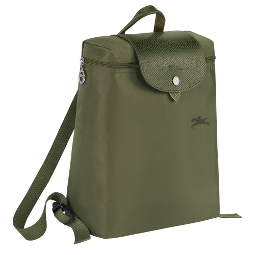 Longchamp Le Pliage Green Vászon, Recycled canvas Hátizsák Férfi Zöld | 94617NTDB