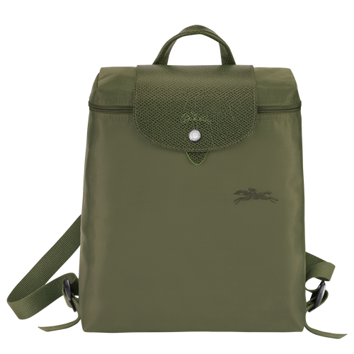 Longchamp Le Pliage Green Vászon, Recycled canvas Hátizsák Férfi Zöld | 94617NTDB