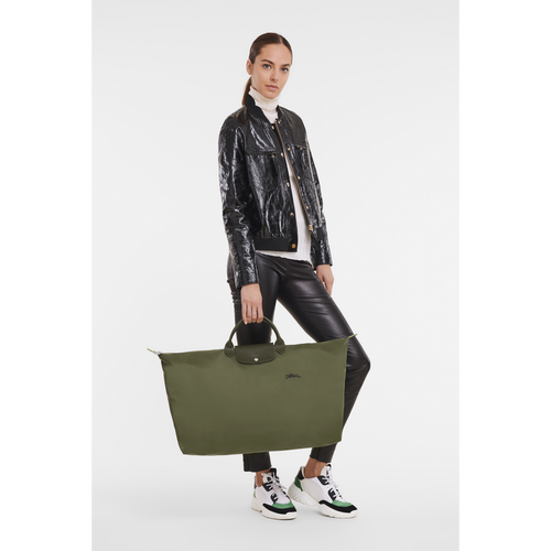 Longchamp Le Pliage Green XL Vászon, Recycled canvas Utazótáskák Férfi Zöld | 16437XJZO