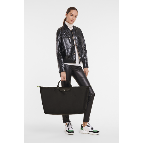 Longchamp Le Pliage Green XL Vászon, Recycled canvas Utazótáskák Női Fekete | 84637FSDA