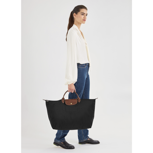 Longchamp Le Pliage Original L Vászon, Recycled canvas Utazótáskák Férfi Fekete | 02763TWAX