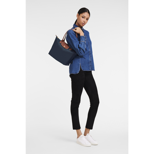 Longchamp Le Pliage Original S Vászon, Recycled canvas Válltáskák Női Kék | 58279CSYR