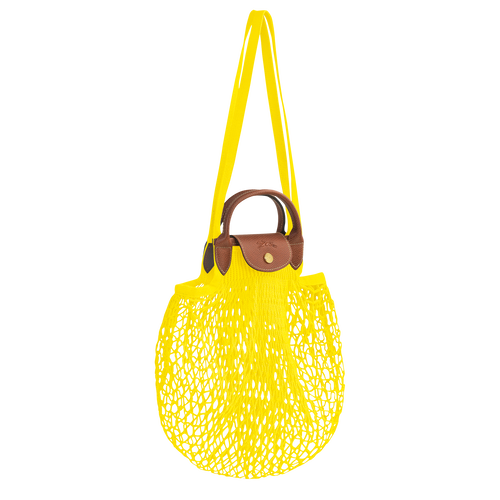 Longchamp Le Pliage filet Vászon Válltáskák Női Sárga | 71038XMAJ