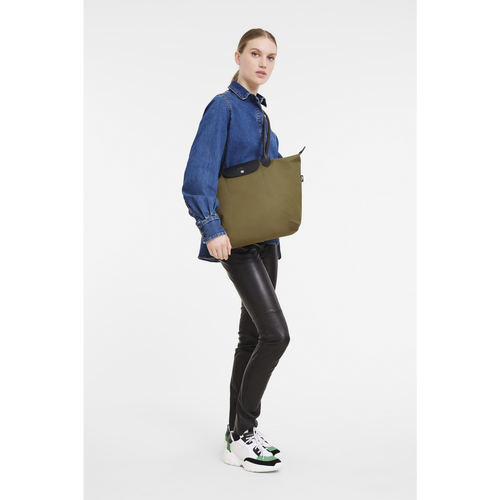 Longchamp Long Le Pliage Energy Vászon, Recycled canvas Válltáskák Női Zöld | 26108MEHT