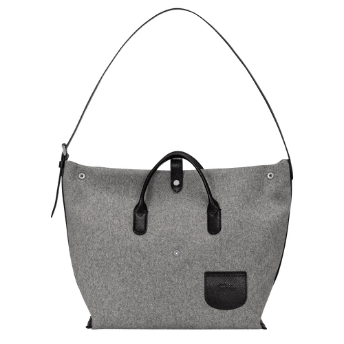 Longchamp Roseau Essential XL Vászon Válltáskák Női Szürke | 65389ZNSF