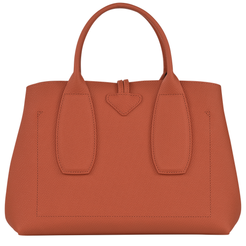 Longchamp Roseau M Bőr Kézitáska Női Narancssárga | 35486VMNL