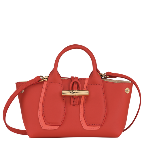 Longchamp Roseau Shadow XS Bőr Kézitáska Női Rózsaszín | 80621VSYU