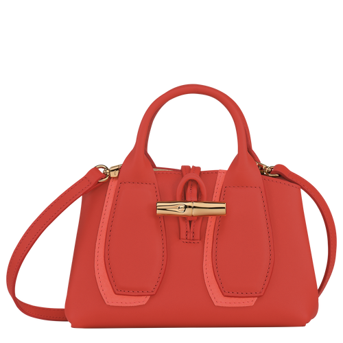 Longchamp Roseau Shadow XS Bőr Kézitáska Női Rózsaszín | 80621VSYU