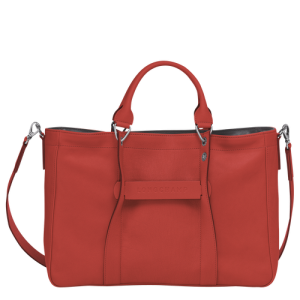 Longchamp 3D M Bőr Kézitáska Női Narancssárga | 31956LWTE