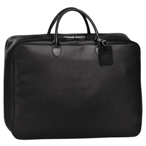 Longchamp Le Foulonné Bőr Utazótáskák Férfi Fekete | 34176FVIY