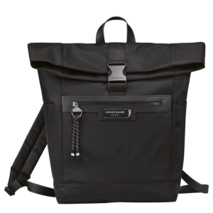 Longchamp Le Pliage Energy Vászon, Recycled canvas Hátizsák Férfi Fekete | 73214NXKB