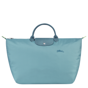 Longchamp Le Pliage Green L Vászon, Recycled canvas Utazótáskák Férfi Kék | 64018NVCL